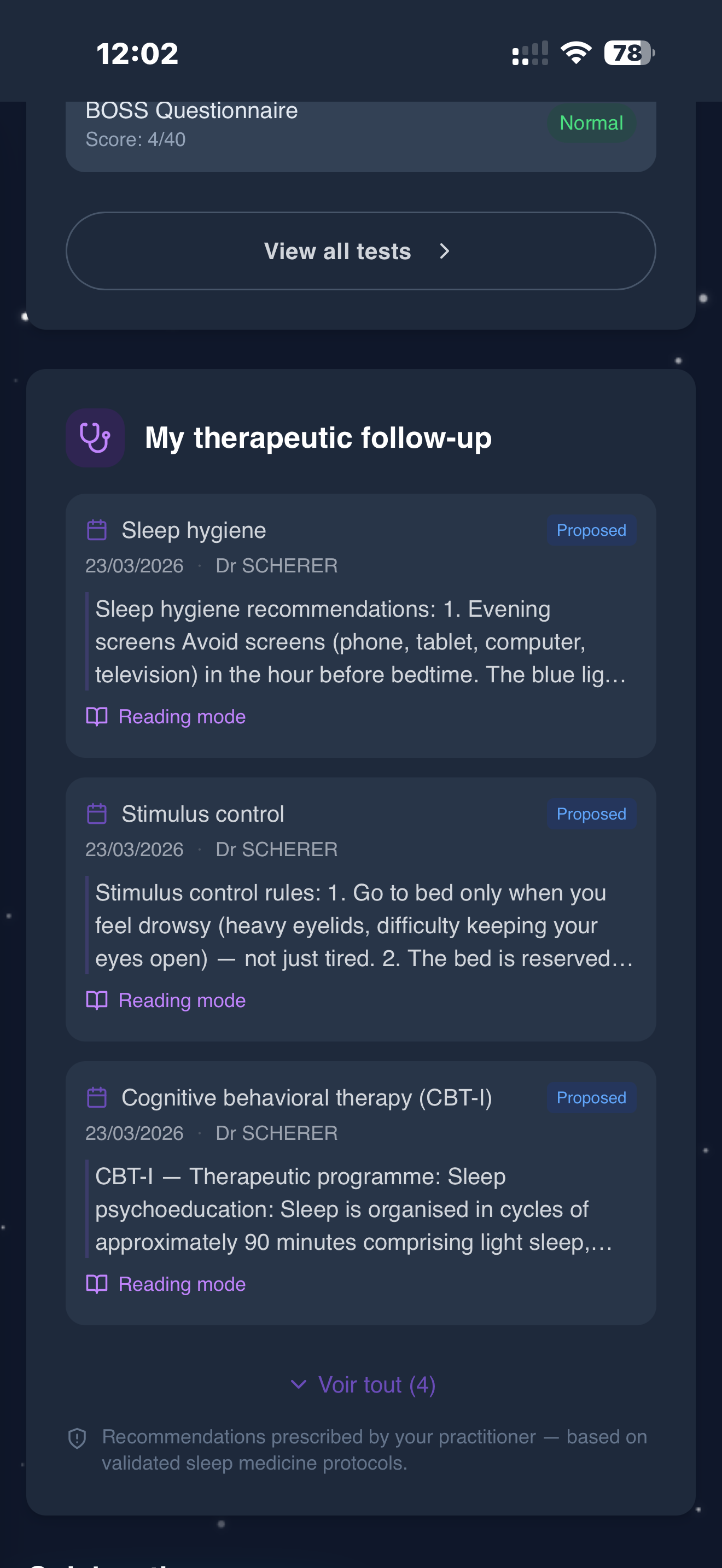 Suivi thérapeutique